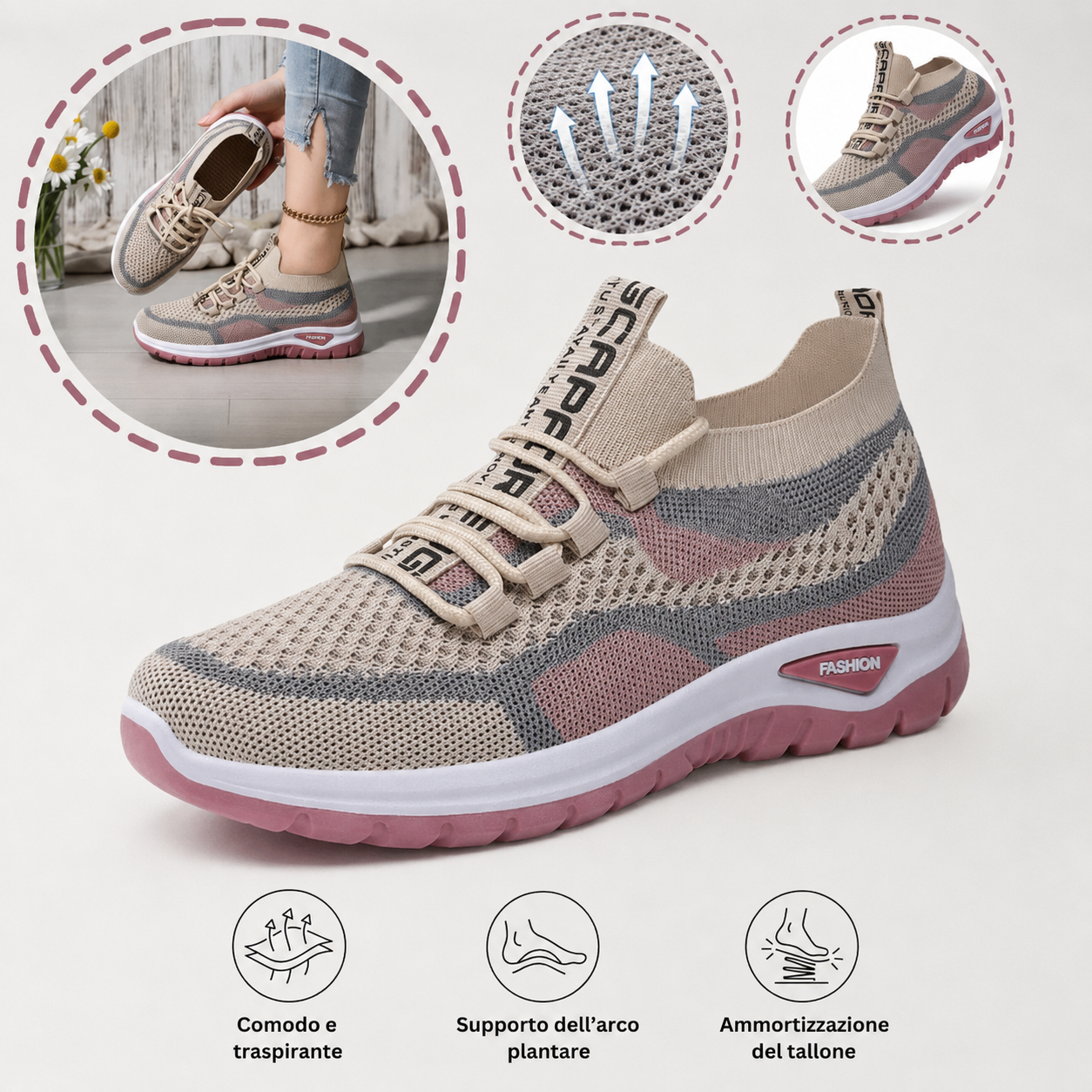 🎁Offerta speciale: 50%⏰ Scarpe ortopediche dal design ergonomico - supporto per l'arco plantare 👞 Alleviano facilmente il dolore ai piedi