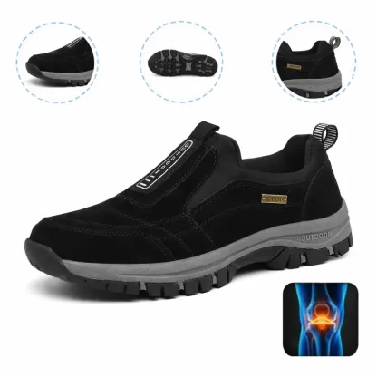 🎁 Offerta Speciale: 50% 🎁 Scarpe Ortopediche da Passeggio da Uomo — In Camoscio Cucito a Mano 👟 Impermeabili e Antiscivolo ✅ Supporto per l'Arco Plantare — Cammina nel Comfort.