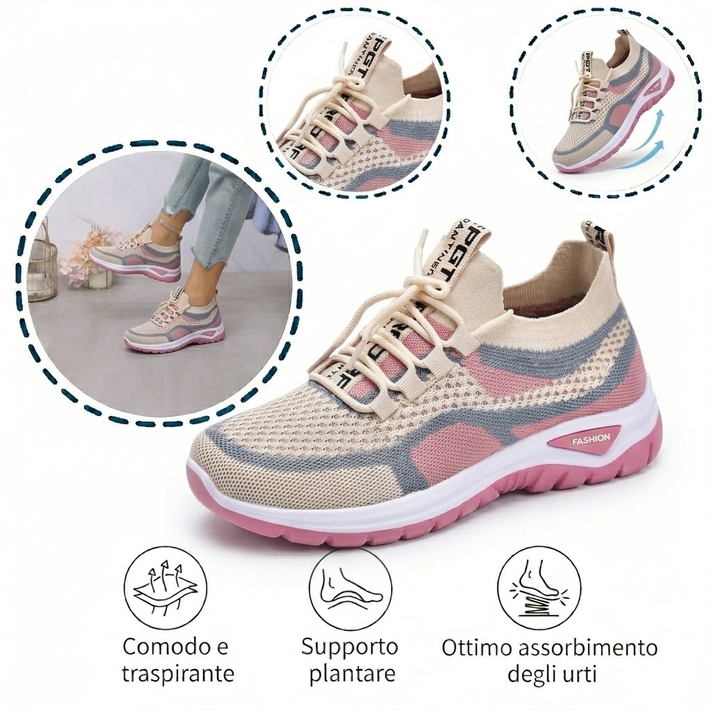 🔥Sconto del 50% oggi - Non perdete l'occasione! ⏰ Scarpe ortopediche dal design ergonomico - supporto per l'arco plantare 👞 Alleviano facilmente il dolore ai piedi