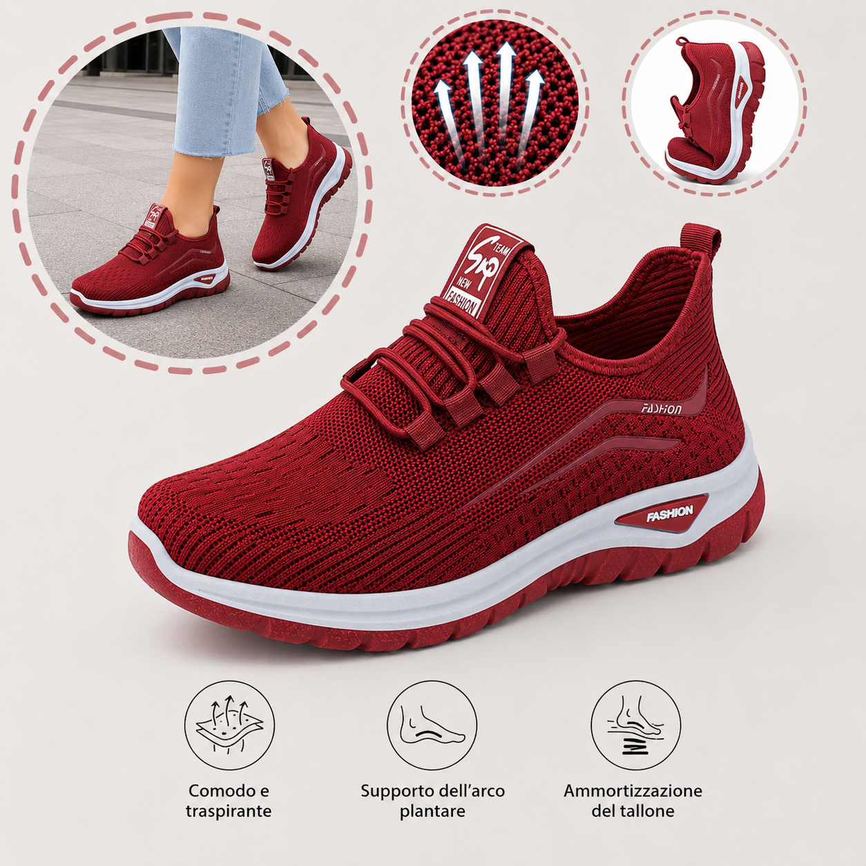 🎁Offerta speciale: 50%⏰ Scarpe ortopediche dal design ergonomico - supporto per l'arco plantare 👞 Alleviano facilmente il dolore ai piedi