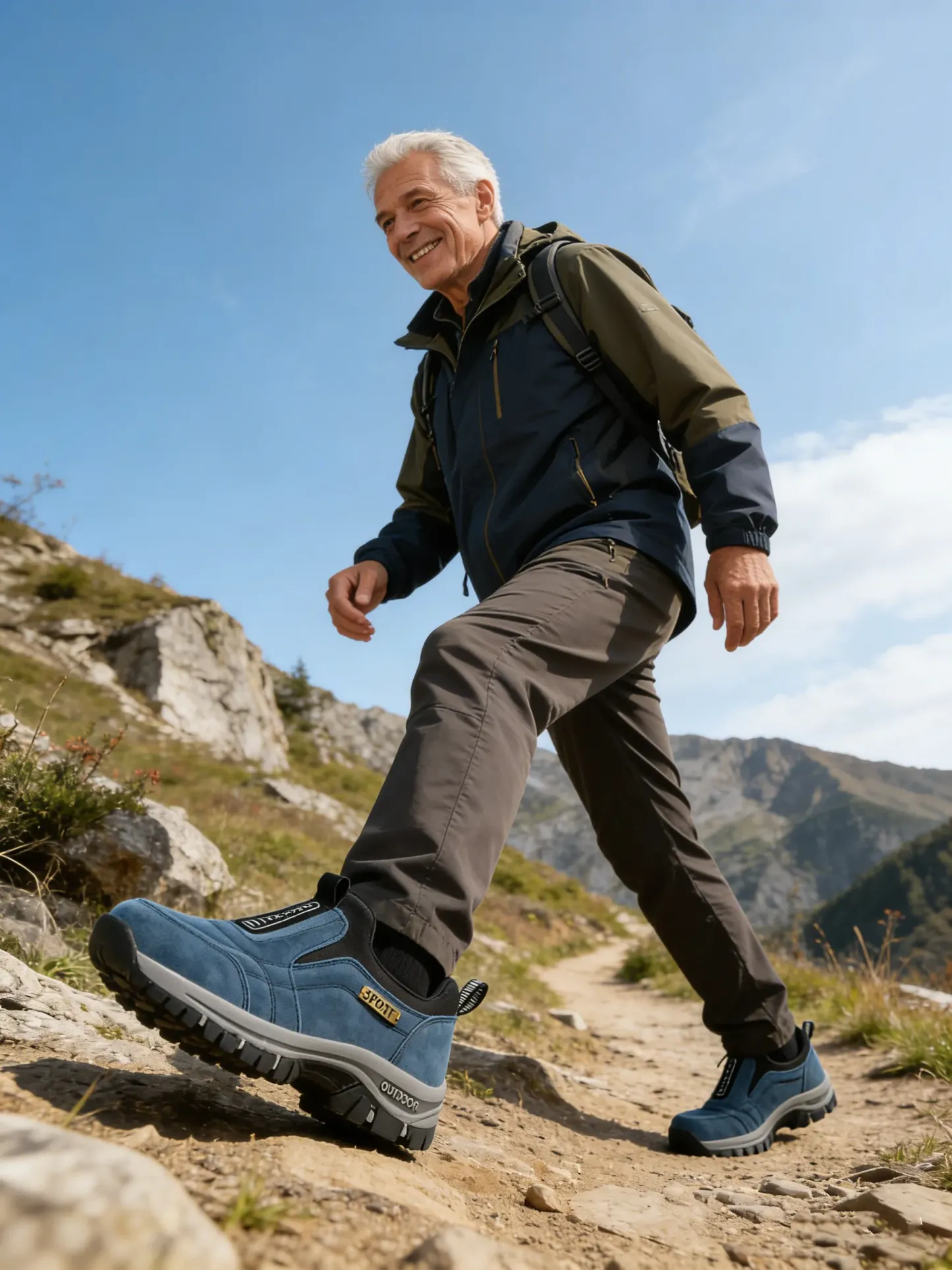 🎁 Offerta Speciale: 50% 🎁 Scarpe Ortopediche da Passeggio da Uomo — In Camoscio Cucito a Mano 👟 Impermeabili e Antiscivolo ✅ Supporto per l'Arco Plantare — Cammina nel Comfort.