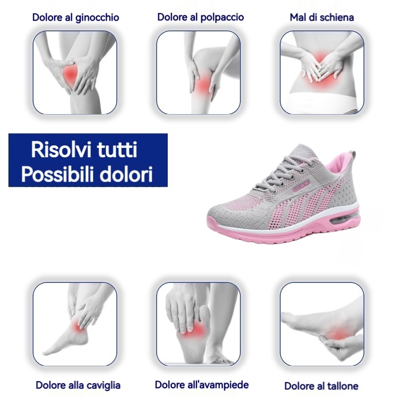 [🎁Sconto del 50% oggi - da non perdere] Scarpe ortopediche da donna dal design ergonomico - ti permettono di sbarazzarti facilmente del dolore ai piedi👞