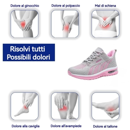[🎁Sconto del 50% oggi - da non perdere] Scarpe ortopediche da donna dal design ergonomico - ti permettono di sbarazzarti facilmente del dolore ai piedi👞