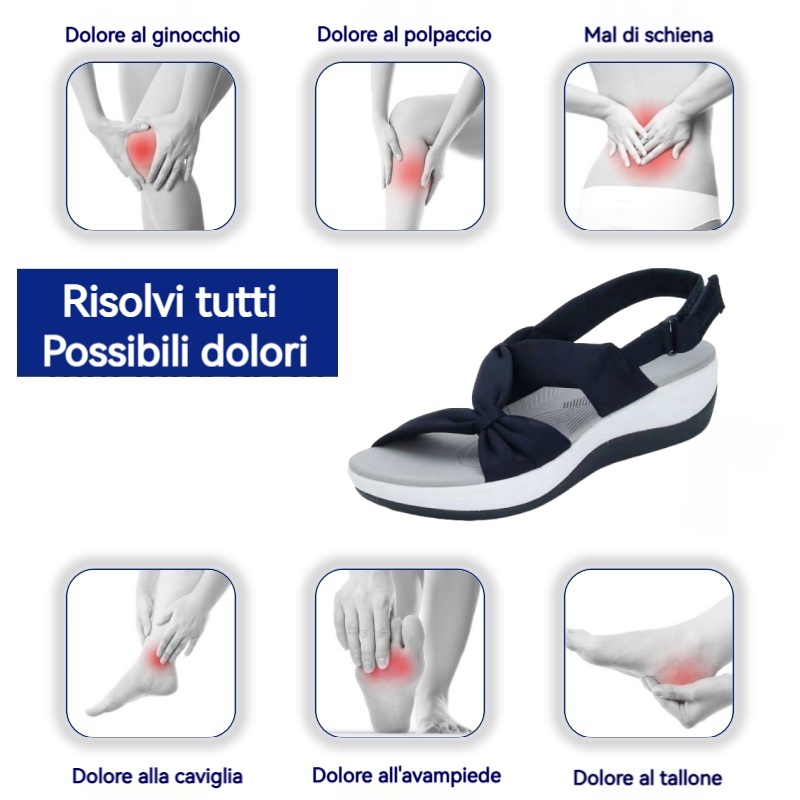 [🎁Sconti primaverili a metà prezzo - da non perdere] Sandali ortopedici dal design ergonomico - camminata indolore👞Goditi il ​​comfort di camminare tra le nuvole