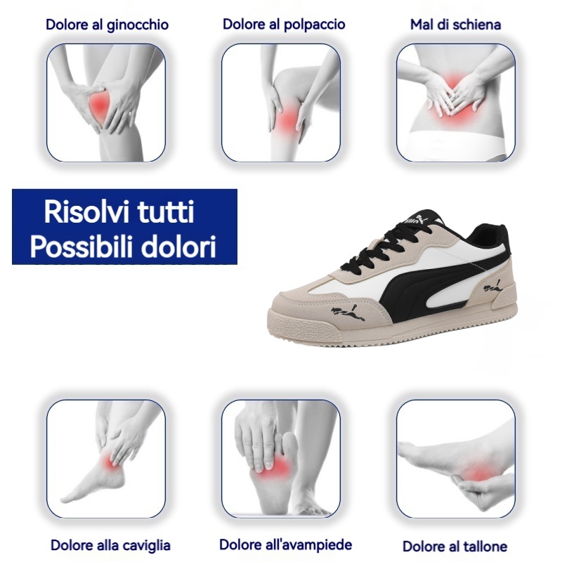 [Ultimo giorno di sconto del 50% - non perdertelo] 🔥 Scarpe da passeggio dal design ergonomico di marca 👞 Cucite a mano - traspiranti, impermeabili ✅ Supporto dell'arco plantare, camminata comoda