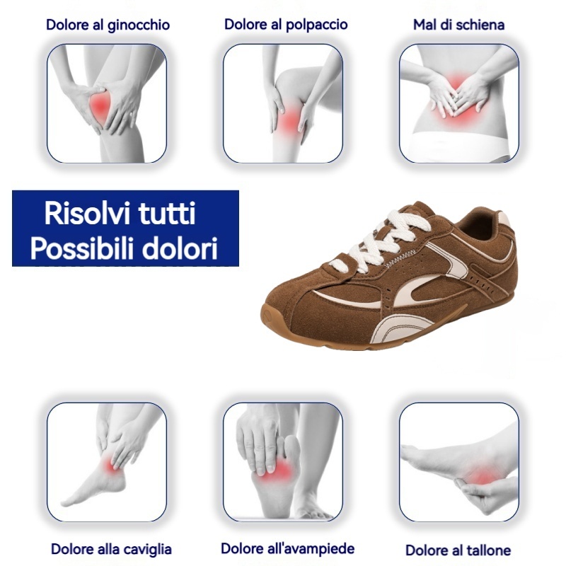 [Ultimo giorno di sconto del 50% - non perdertelo] 🔥 Scarpe da passeggio dal design ergonomico 👞 Cucite a mano - traspiranti, impermeabili ✅ Supporto dell'arco plantare, camminata confortevole