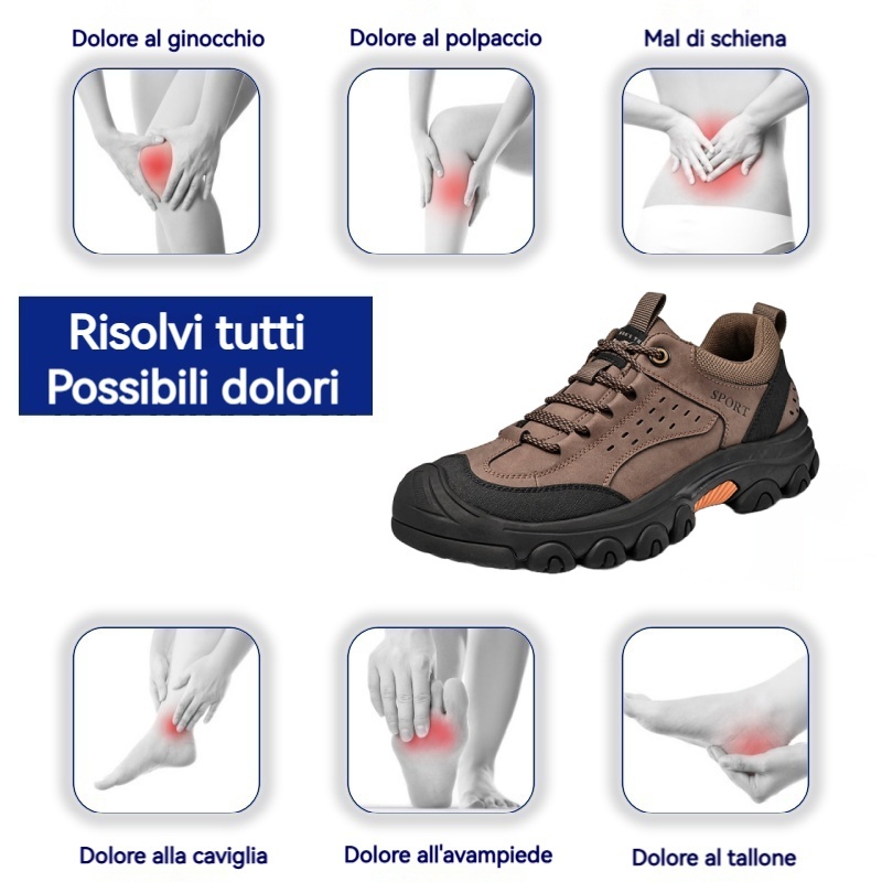 (🎉50% di sconto oggi - offerta a tempo limitato) Scarpe ortopediche ergonomiche cucite a mano da uomo 2025✅ Camminata confortevole, sollievo dal dolore👞Proteggi la sicurezza dei tuoi piedi