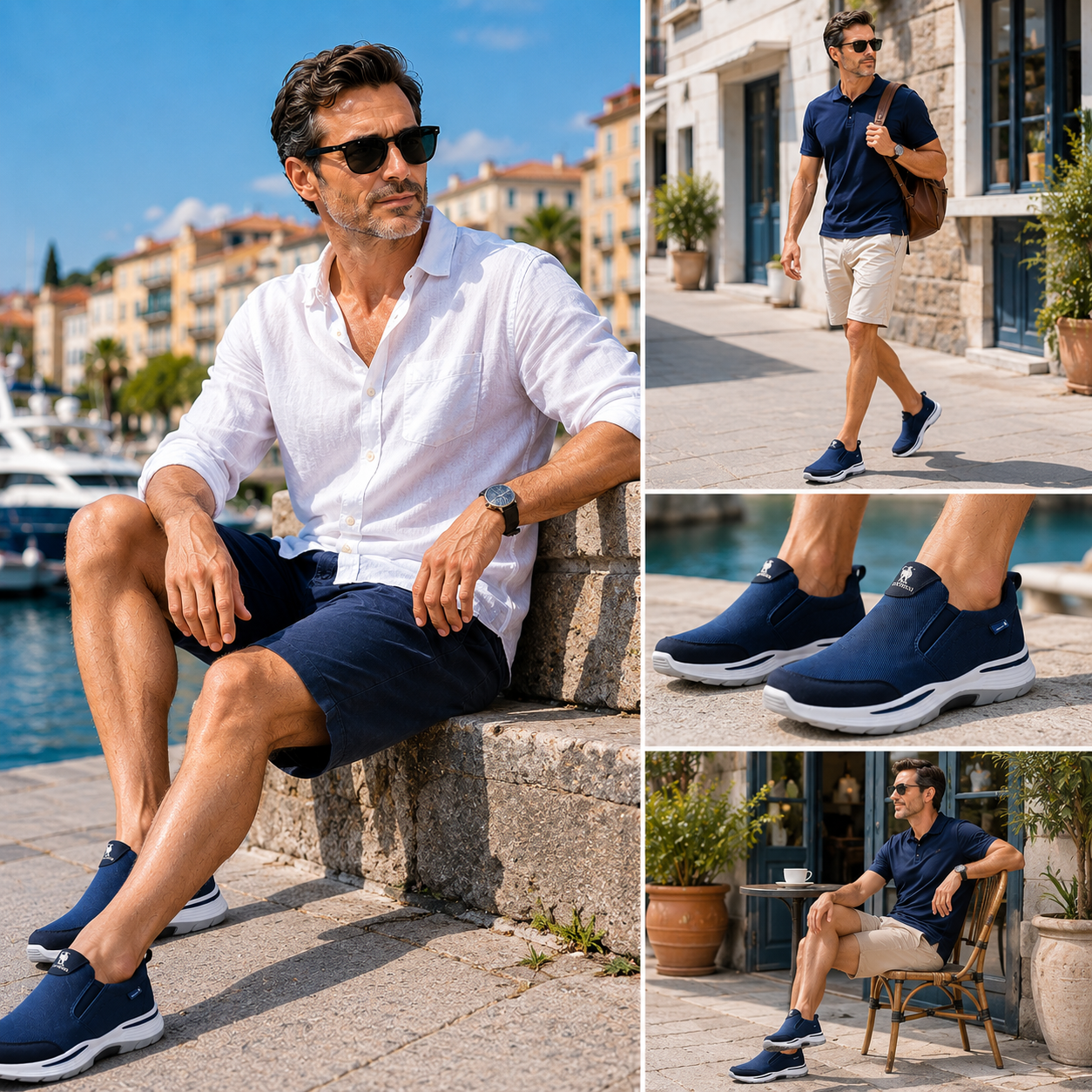 🎁 Offerta speciale: 50% 🎁 Scarpe da passeggio ortopediche da uomo - Design ergonomico 👟 Impermeabili e antiscivolo ✅ Supporto per l'arco plantare - Comodo per camminare.
