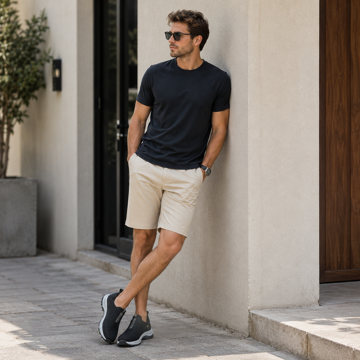 🎁 Offerta Speciale: 50% 🎁 Scarpe Ortopediche da Passeggio da Uomo — In Camoscio Cucito a Mano 👟 Impermeabili e Antiscivolo ✅ Supporto per l'Arco Plantare — Cammina nel Comfort.