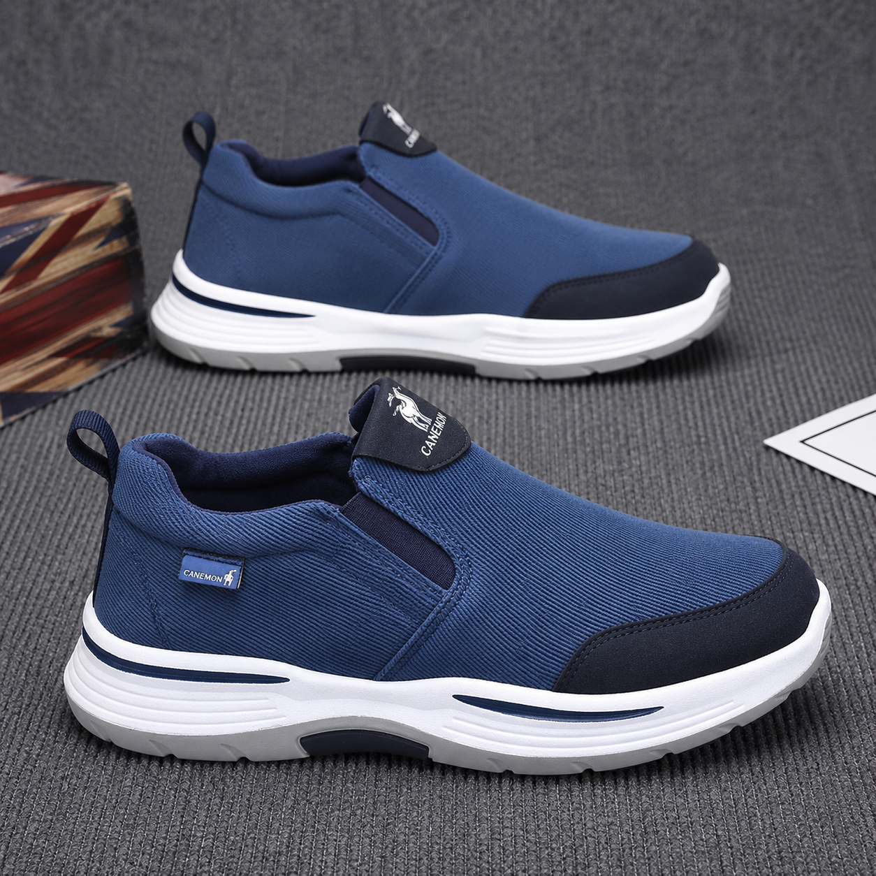 🎁 Offerta speciale: 50% 🎁 Scarpe da passeggio ortopediche da uomo - Design ergonomico 👟 Impermeabili e antiscivolo ✅ Supporto per l'arco plantare - Comodo per camminare.