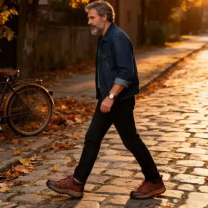 🎁Offerta a tempo limitato🐂 Scarpe ortopediche da uomo, realizzate in pelle di vitello australiana👞 cucite a mano, impermeabili e antiscivolo✅ supporto dell'arco plantare - camminata confortevole