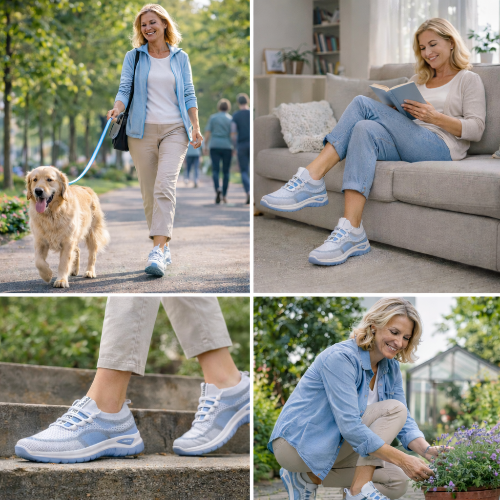 🔥Sconto del 50% oggi - Non perdete l'occasione! ⏰ Scarpe ortopediche dal design ergonomico - supporto per l'arco plantare 👞 Alleviano facilmente il dolore ai piedi