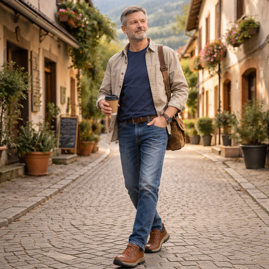 🎁 Offerta Speciale: 50% 🐂 Scarpe ortopediche da uomo, realizzate in pelle di vitello australiana👞 cucite a mano, impermeabili e antiscivolo✅ supporto dell'arco plantare - camminata confortevole