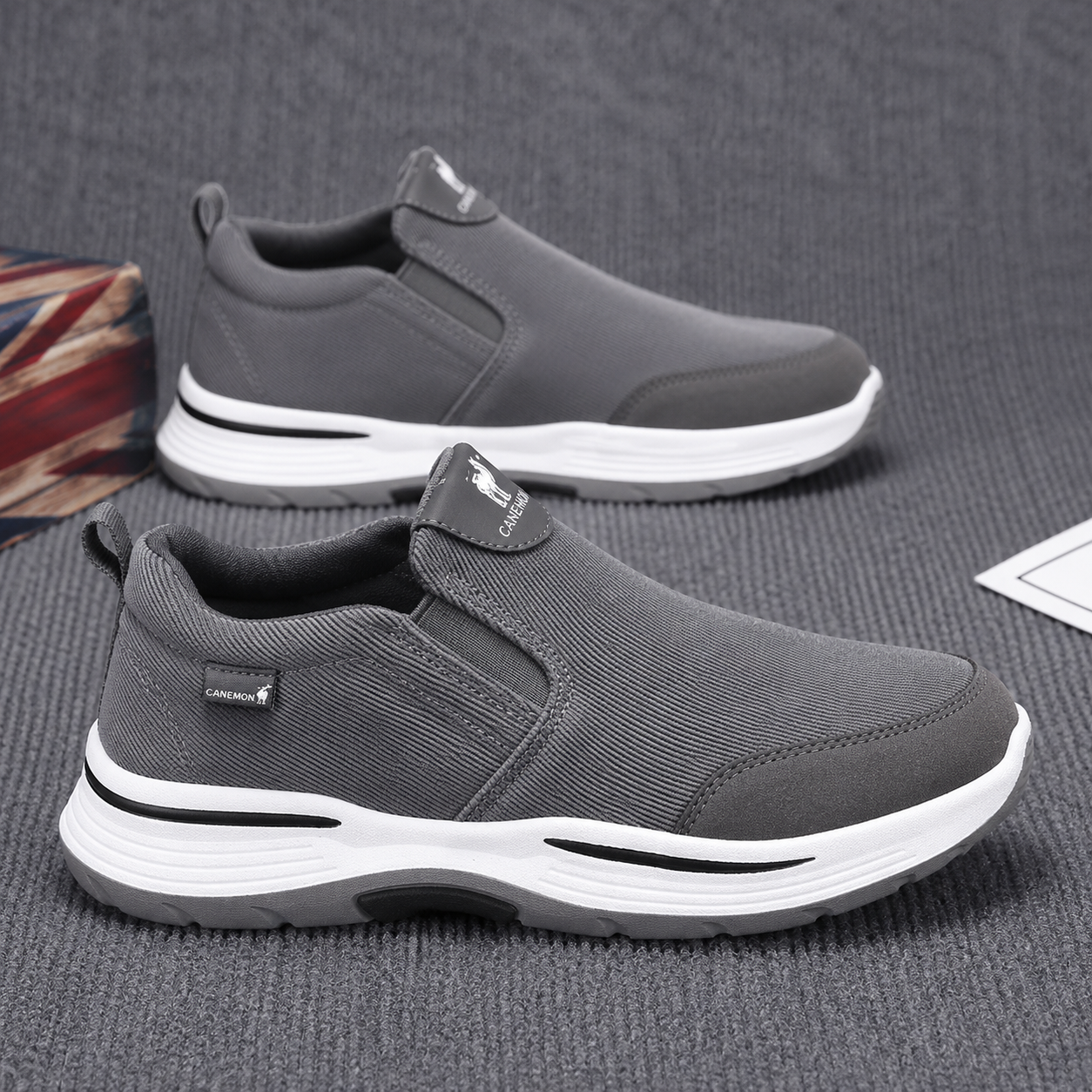 🎁 Offerta speciale: 50% 🎁 Scarpe da passeggio ortopediche da uomo - Design ergonomico 👟 Impermeabili e antiscivolo ✅ Supporto per l'arco plantare - Comodo per camminare.