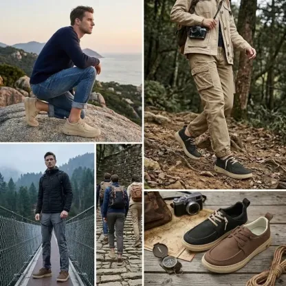🎉 Sconto del 50% solo oggi — Offerta in scadenza! 🐂 Scarpe ortopediche da uomo: Realizzate a mano in vera pelle bovina australiana 👞 Supporto per l'arco plantare – Impermeabili e antiscivolo ✅ Comode per camminare