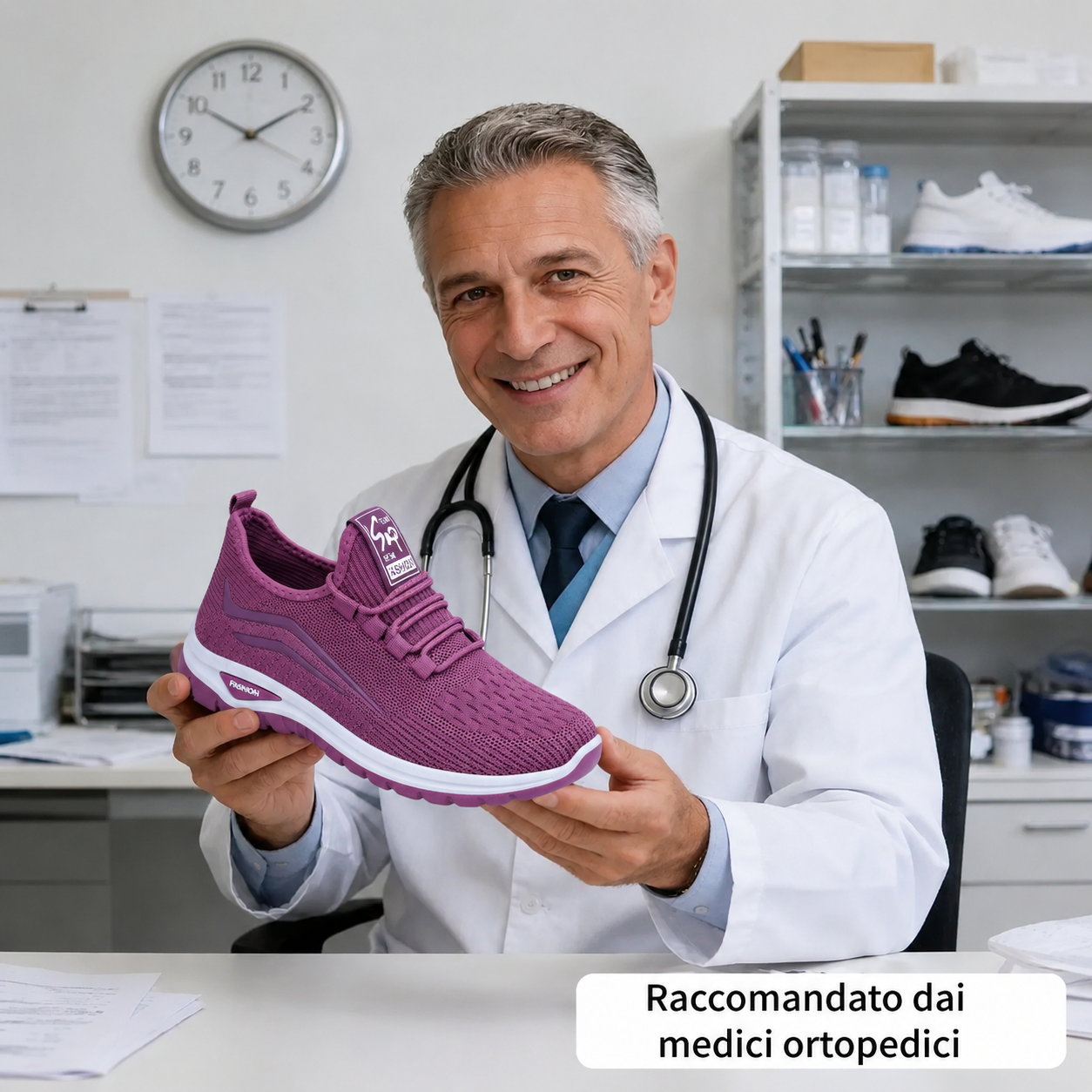 🎁Offerta speciale: 50%⏰ Scarpe ortopediche dal design ergonomico - supporto per l'arco plantare 👞 Alleviano facilmente il dolore ai piedi
