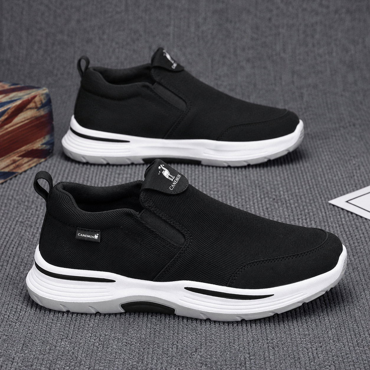 🎁 Offerta speciale: 50% 🎁 Scarpe da passeggio ortopediche da uomo - Design ergonomico 👟 Impermeabili e antiscivolo ✅ Supporto per l'arco plantare - Comodo per camminare.