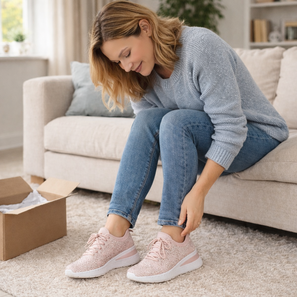 🔥 Sconto del 50% solo per oggi! Non lasciartelo sfuggire! ⏰ Scarpe ortopediche dal design ergonomico — Offrono un supporto naturale all'arco plantare 👞 Allevia il dolore ai piedi senza sforzo