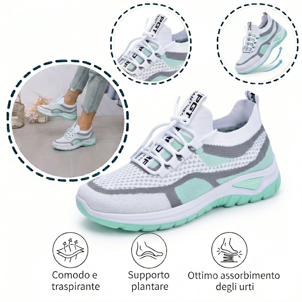 🔥Sconto del 50% oggi - Non perdete l'occasione! ⏰ Scarpe ortopediche dal design ergonomico - supporto per l'arco plantare 👞 Alleviano facilmente il dolore ai piedi