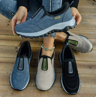 🎁 Offerta Speciale: 50% 🎁 Scarpe Ortopediche da Passeggio da Uomo — In Camoscio Cucito a Mano 👟 Impermeabili e Antiscivolo ✅ Supporto per l'Arco Plantare — Cammina nel Comfort.