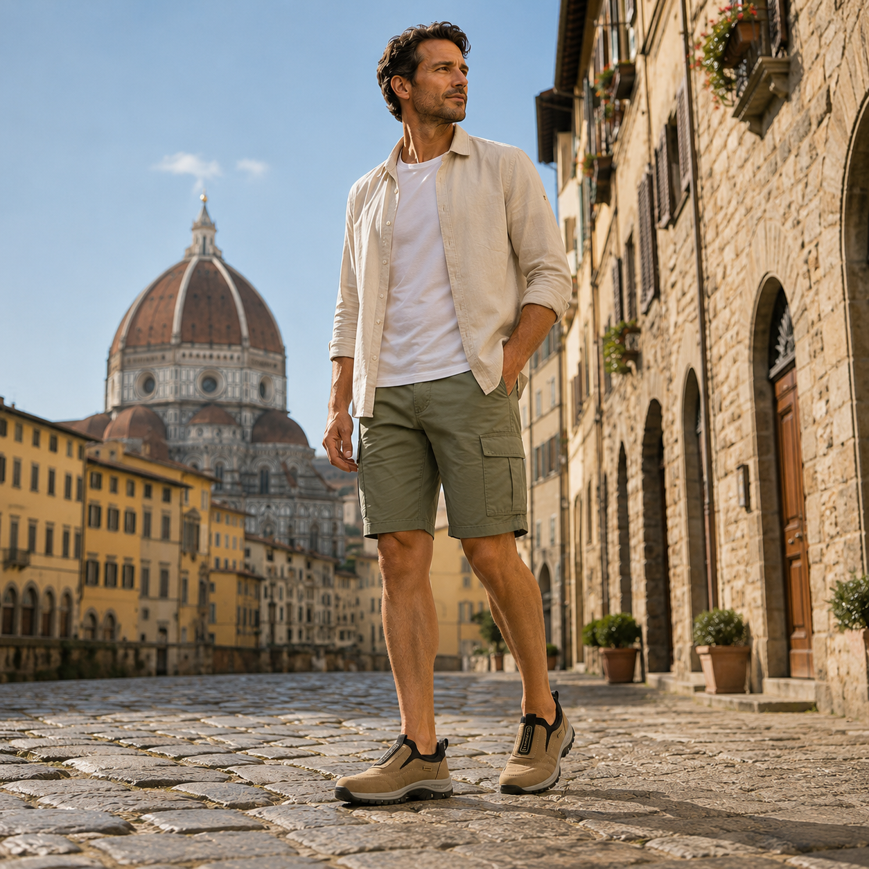 🎁 Offerta Speciale: 50% 🎁 Scarpe Ortopediche da Passeggio da Uomo — In Camoscio Cucito a Mano 👟 Impermeabili e Antiscivolo ✅ Supporto per l'Arco Plantare — Cammina nel Comfort.