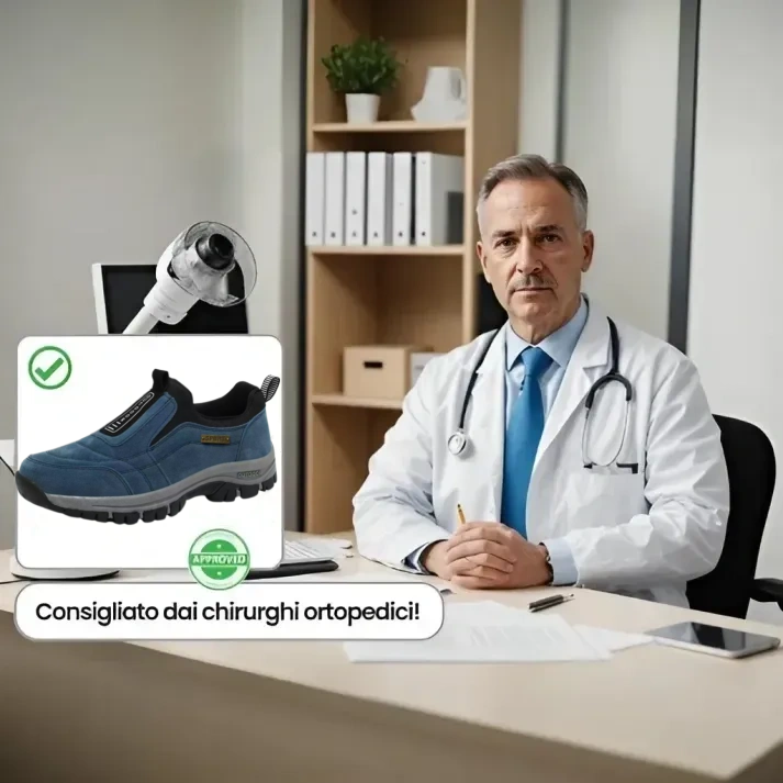 🎁 Offerta Speciale: 50% 🎁 Scarpe Ortopediche da Passeggio da Uomo — In Camoscio Cucito a Mano 👟 Impermeabili e Antiscivolo ✅ Supporto per l'Arco Plantare — Cammina nel Comfort.