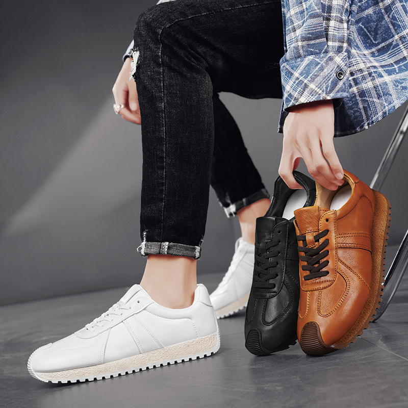 (🎉Sconto del 50% oggi, non perdertelo) 🐂 Scarpe ortopediche da uomo in pelle di vitello australiana 👞Cucite a mano, impermeabili e antiscivolo ✅Supporto dell'arco plantare: camminata confortevole