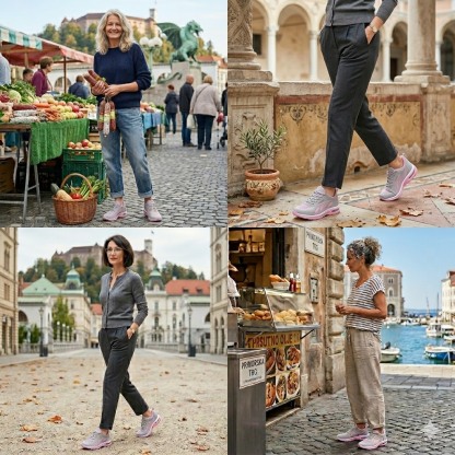 Sconto del 50% per un periodo limitato! 🔥 Scarpe da donna leggere e comode, adatte per essere indossate tutto il giorno, facili da infilare e sfilare ✅ Impermeabili e antiscivolo