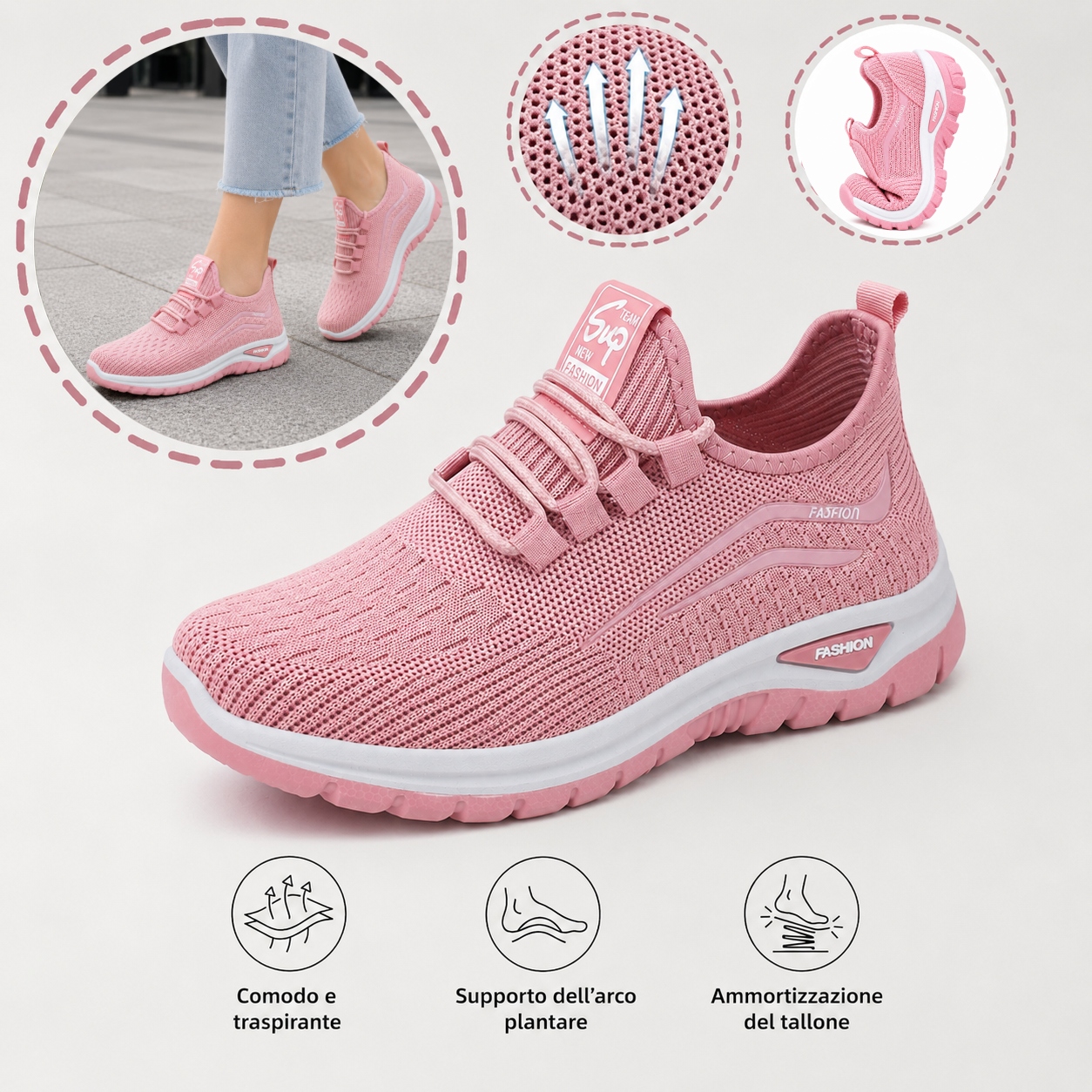 🎁Offerta speciale: 50%⏰ Scarpe ortopediche dal design ergonomico - supporto per l'arco plantare 👞 Alleviano facilmente il dolore ai piedi