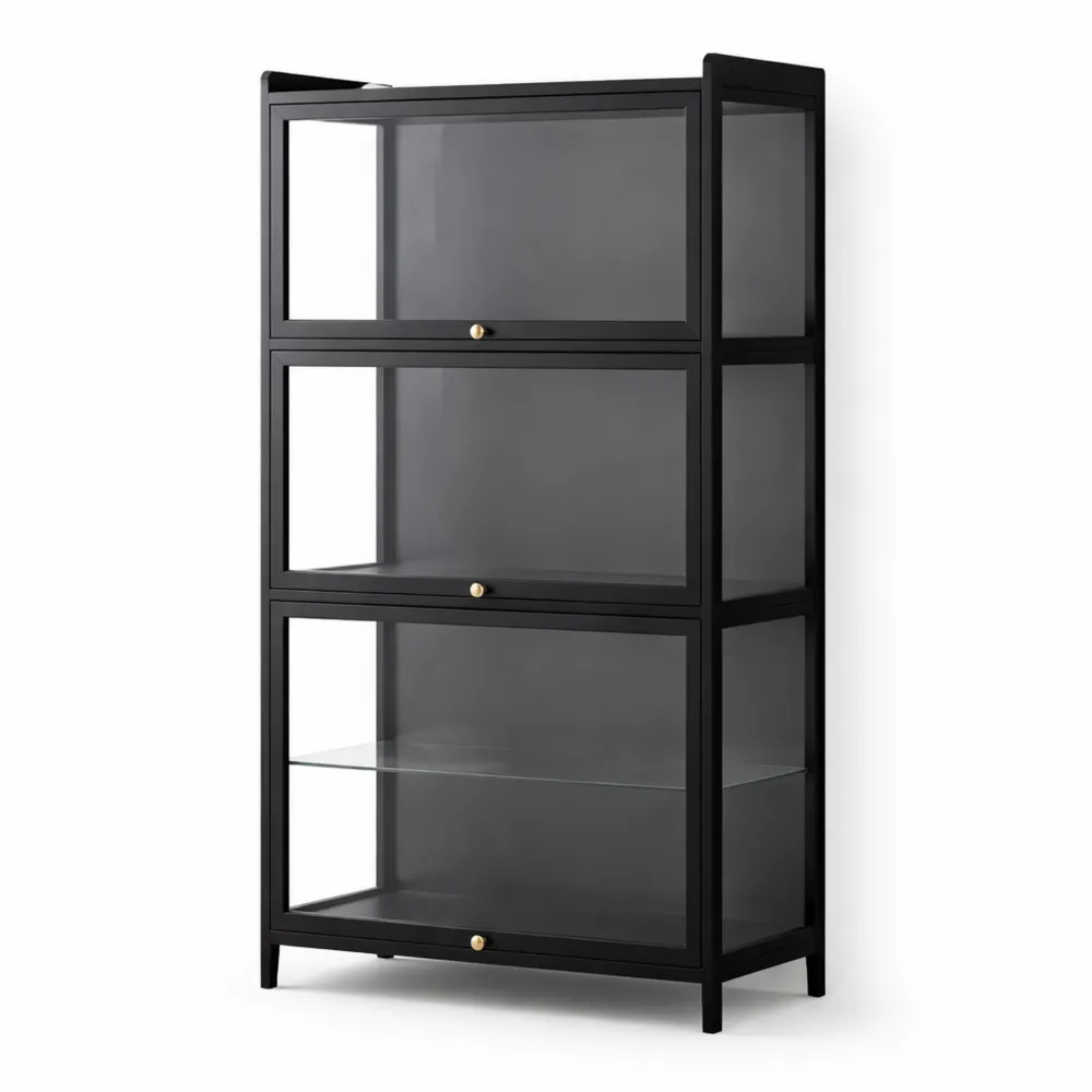 Vetrina in Acrilico per Collezioni, Espositore Trasparente per Soggiorno e Ufficio