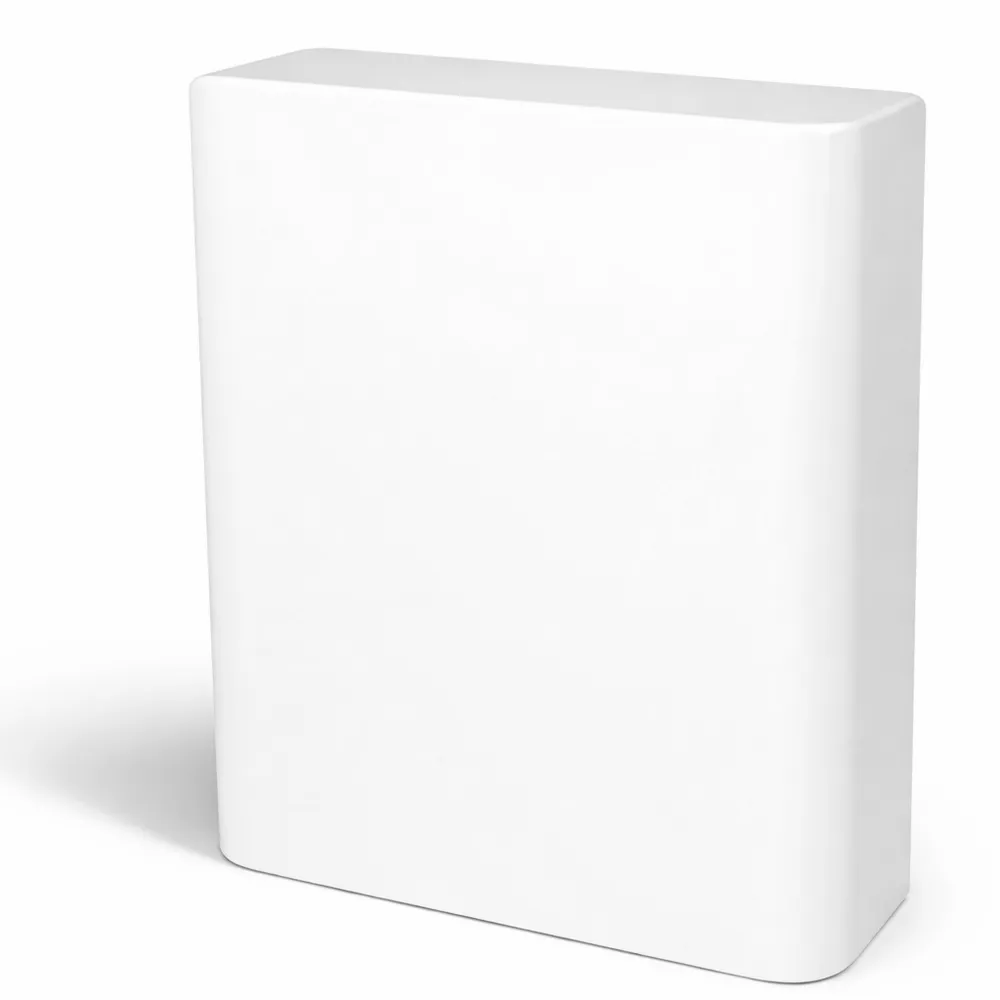 Supporto Rettangolare Bianco in Polietilene per Reception e Sweet Table