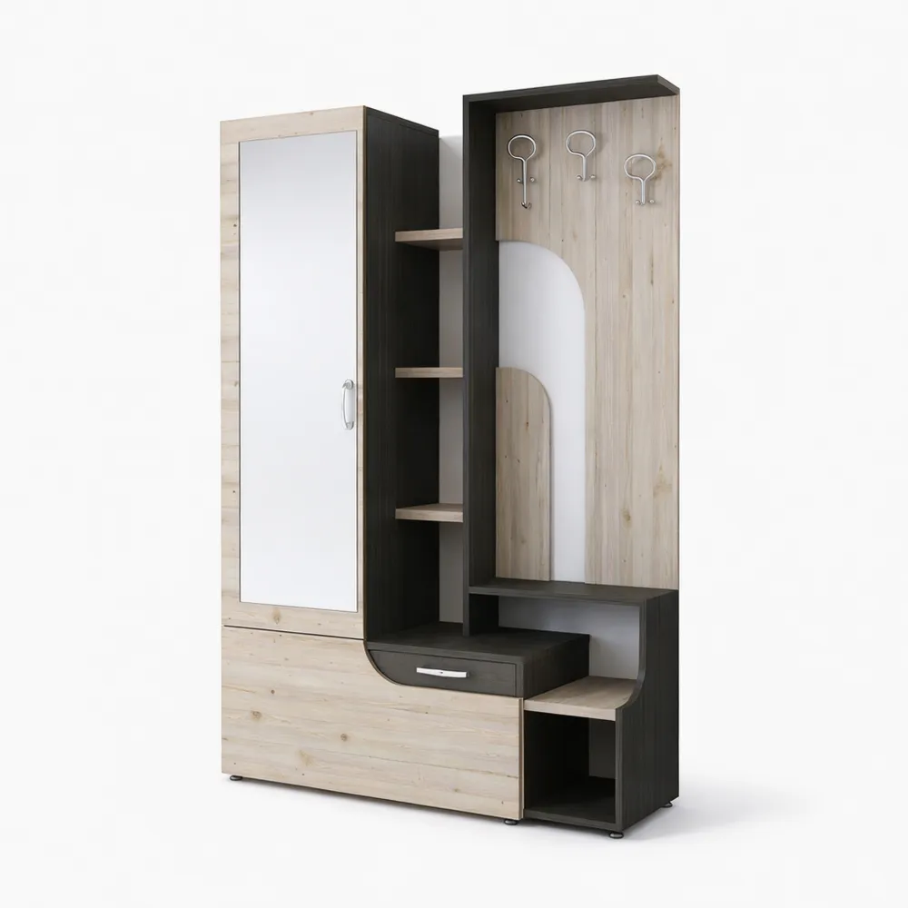 Mobile d'ingresso con specchio moderno