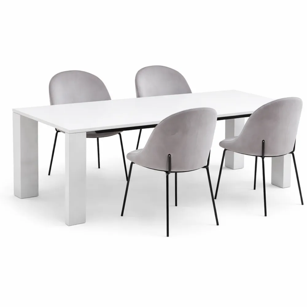 Tavolo Consolle Estensibile Bianco Frassino da 12 Persone