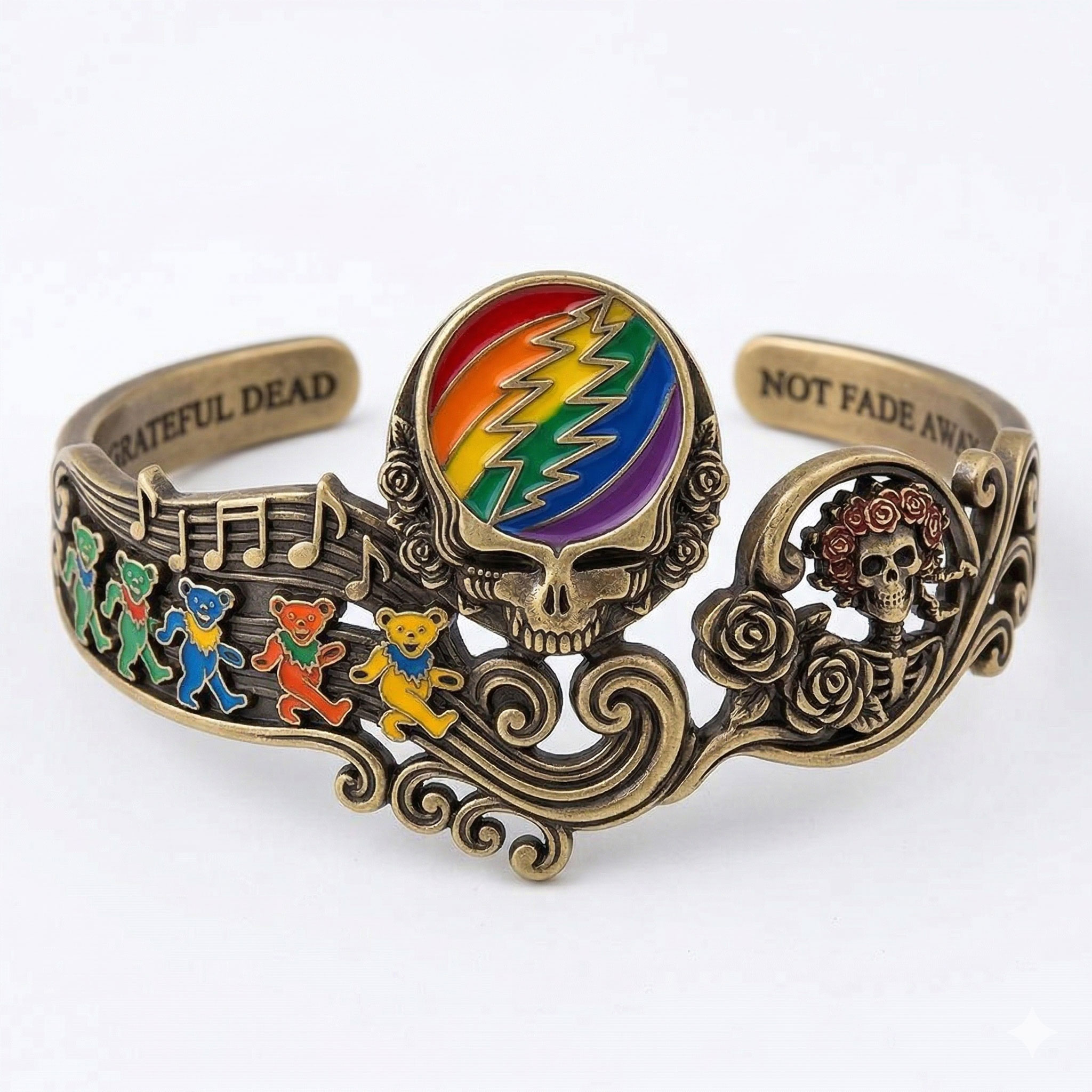 Grateful Dead "Not Fade Away" Collector's Bracelet-karmazla