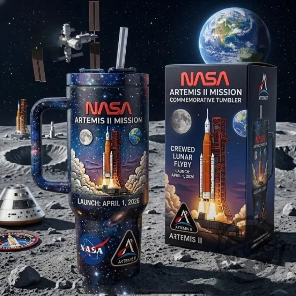🔥🚀Nasa Artemis II Mission Tumbler-karmazla