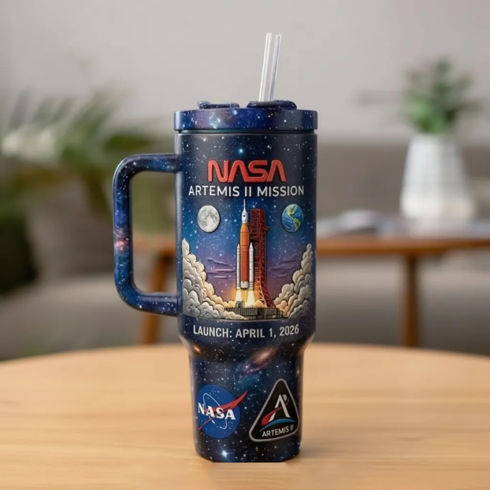 🔥🚀Nasa Artemis II Mission Tumbler-karmazla