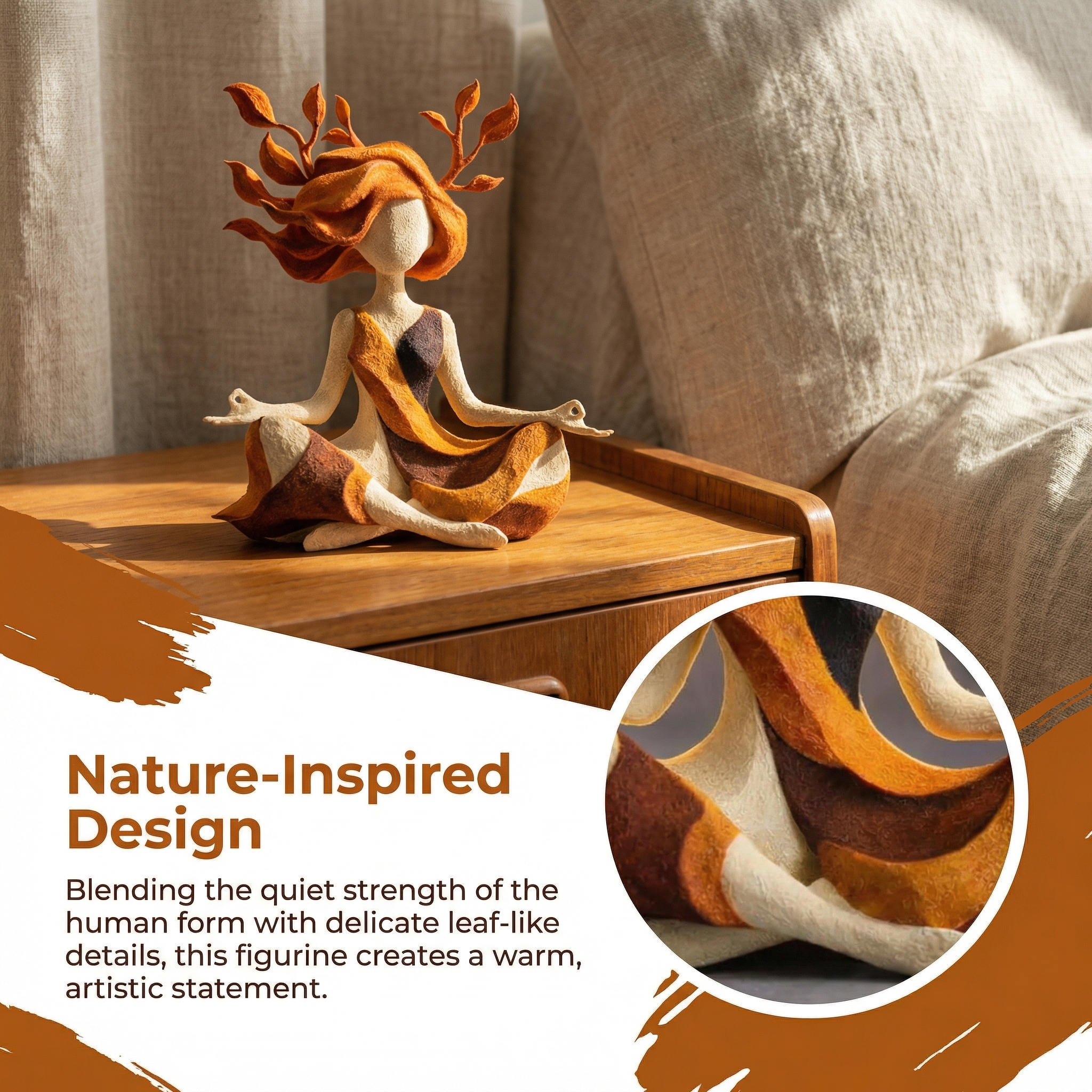 🔥 55% OFF Only Today 🧘🌱Serenity Growth | Inner Harmony Sculptural Figurine-karmazla