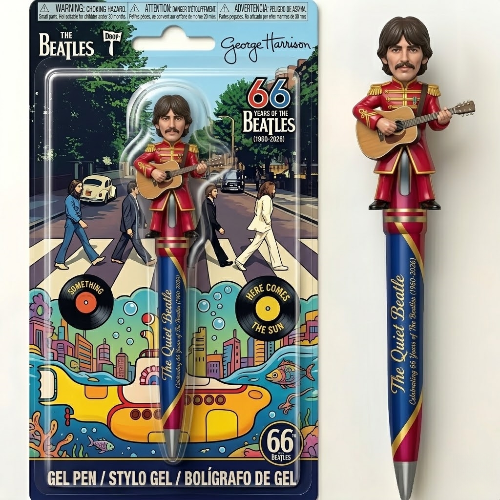 The Beatles 66th Anniversary Commemorative Pen-karmazla