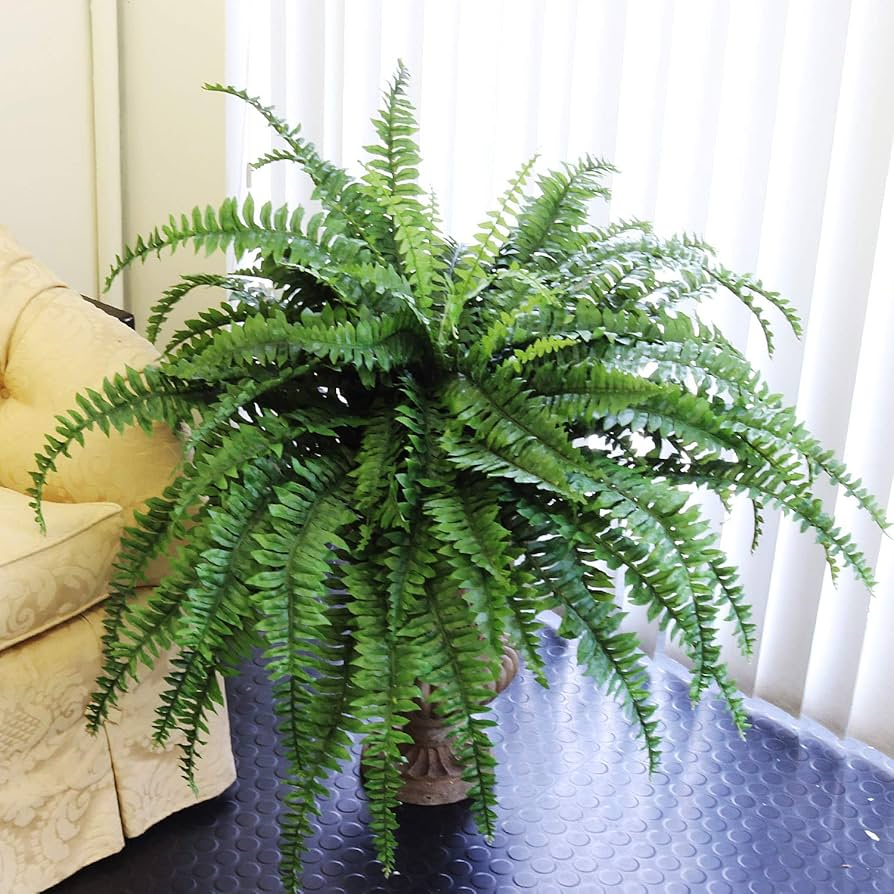 🔥 $9.97 On Sale Only Today 🌱 UV Resistant Ferns Artificial Plants Large for Planters, Office & Home Decor, Outdoor & Indoor-karmazla
