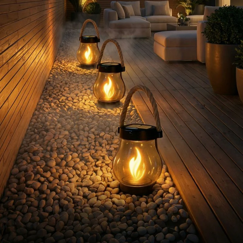 🔥 Solar Garden Lanterns – No Wiring, Auto-On at Dusk! Last Chance Before They're Gone!