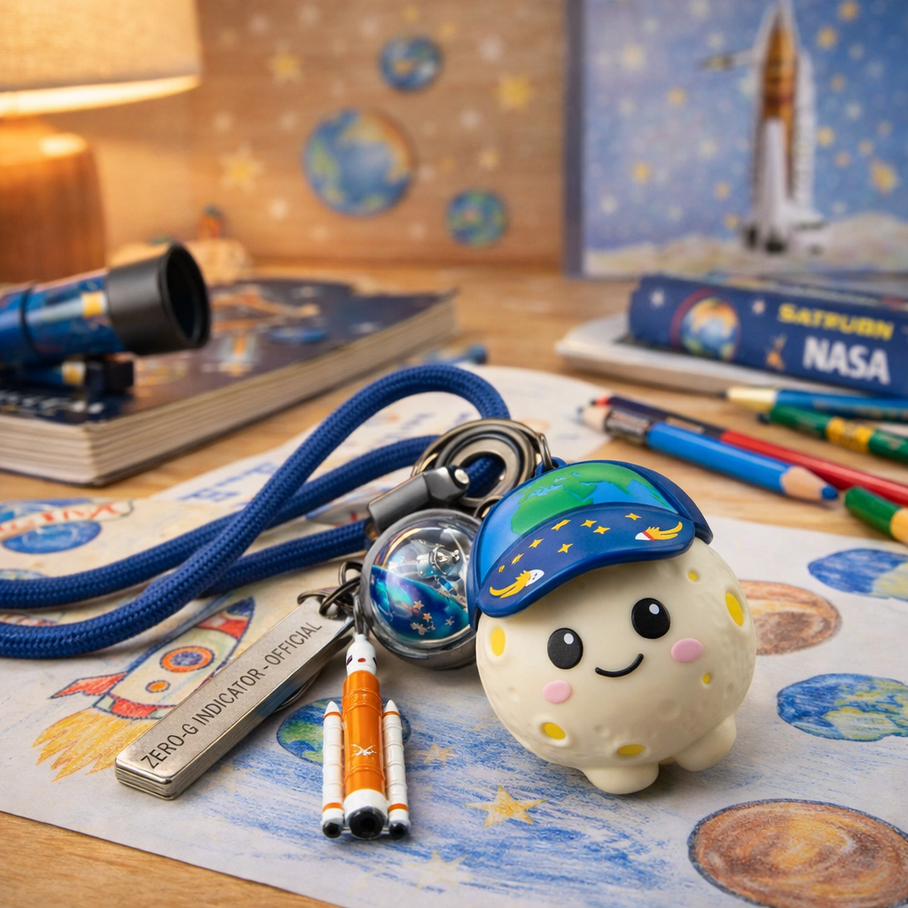 🎁Last Day Promo: 49% OFF - 🌙 NASA Artemis II Official Commemorative Mascot Keychain-karmazla