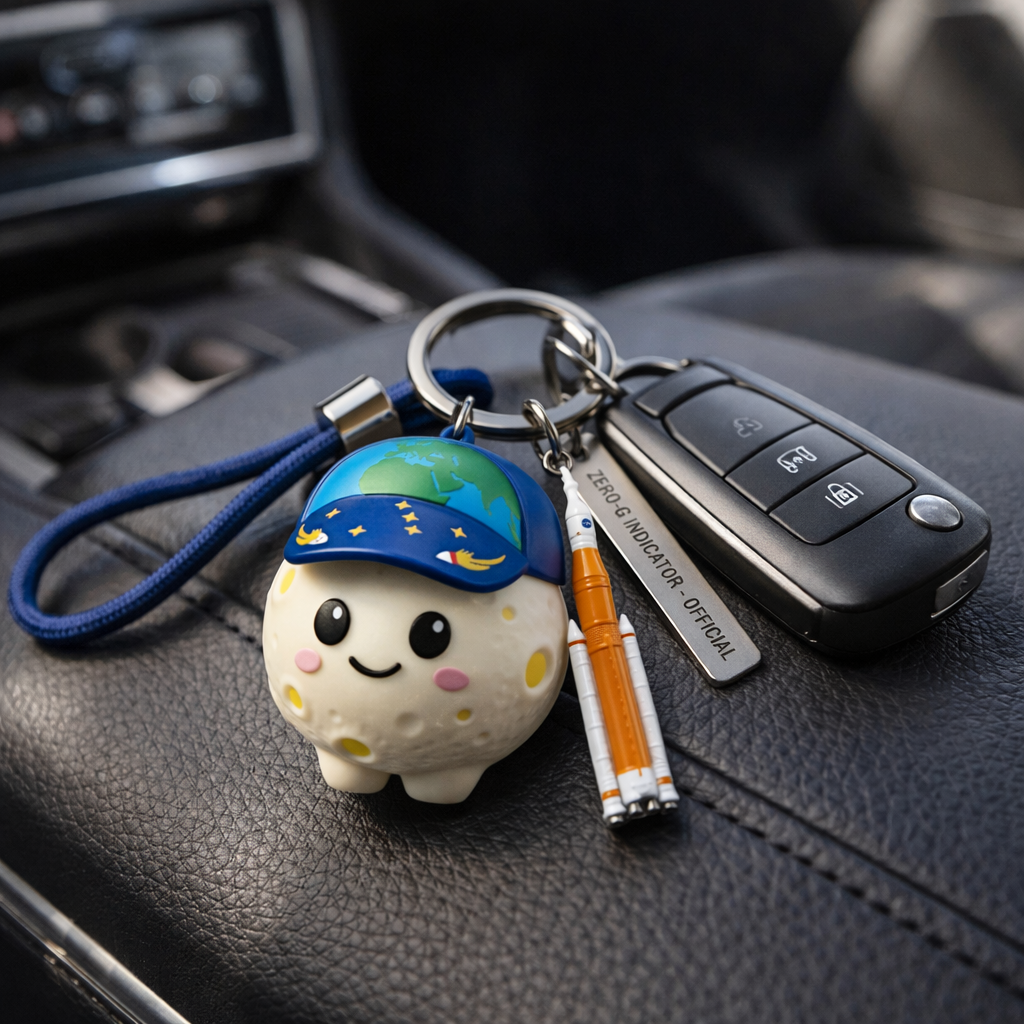 🎁Last Day Promo: 49% OFF - 🌙 NASA Artemis II Official Commemorative Mascot Keychain-karmazla