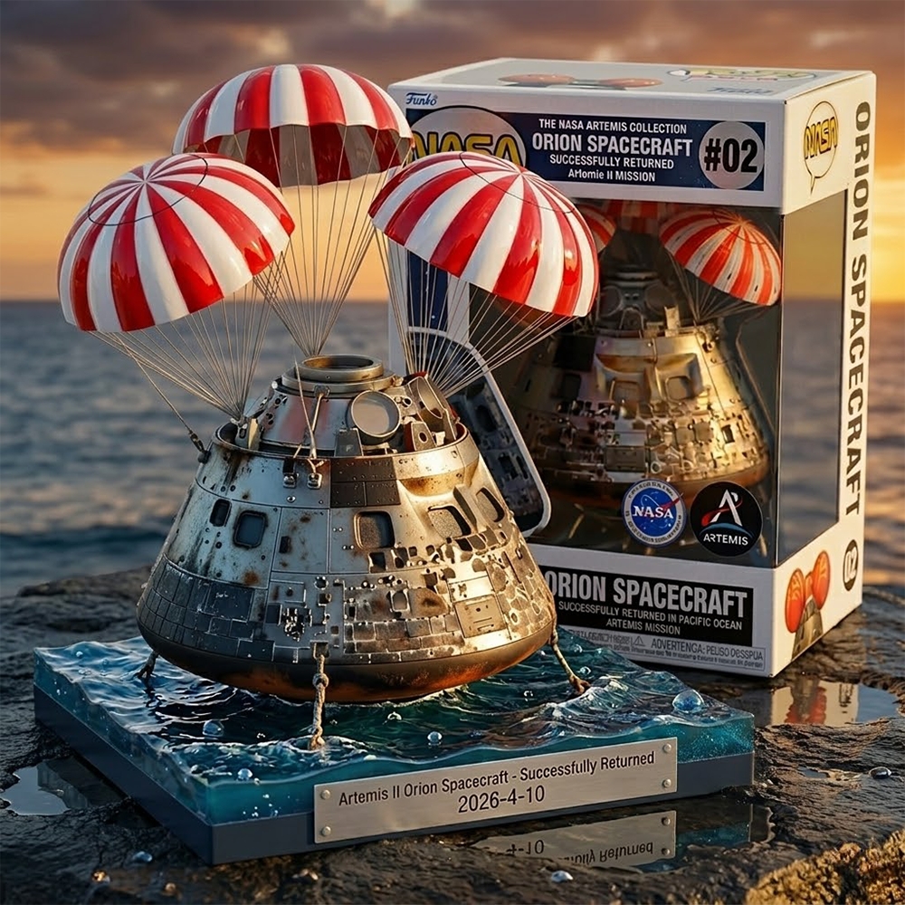 🪂Nasa Artemis Ii Orion Spacecraft Successfully Returned 2026 Pop Figure-karmazla