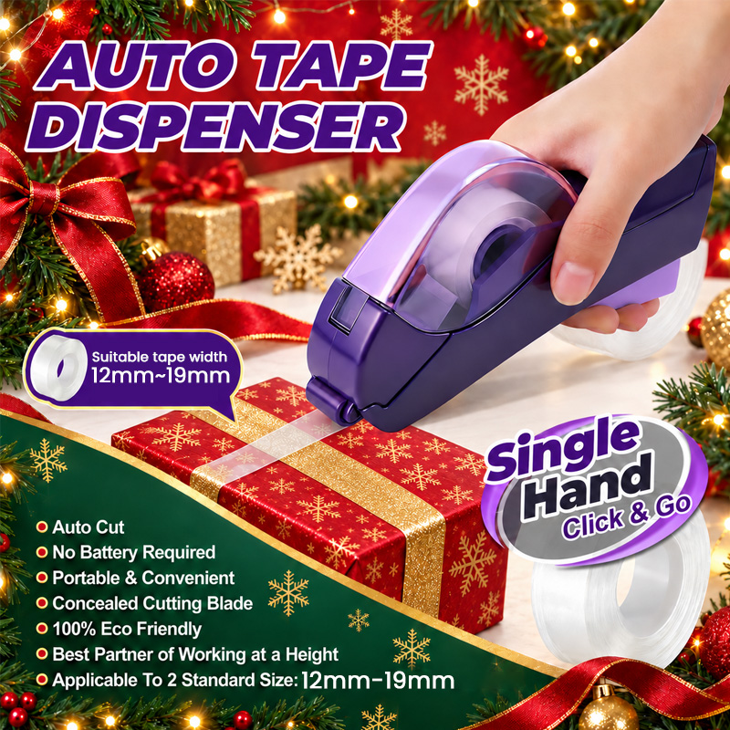 🔥 Last Day 50% OFF - 🎁 Automatic Tape Dispenser -Stop Fighting With Tape
