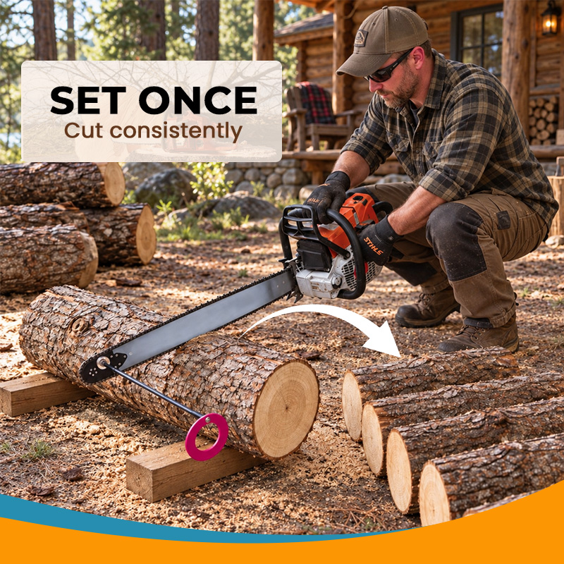 Chainsaw Cutting Guide Marker – Accurate Log Bucking Tool