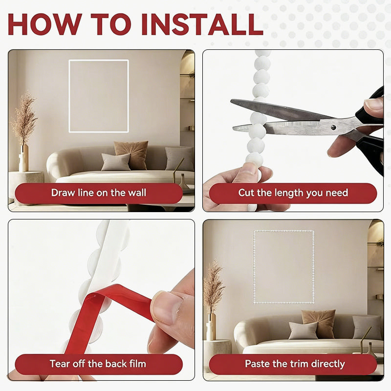 DIY Self-Adhesive Decorative Molding Trim