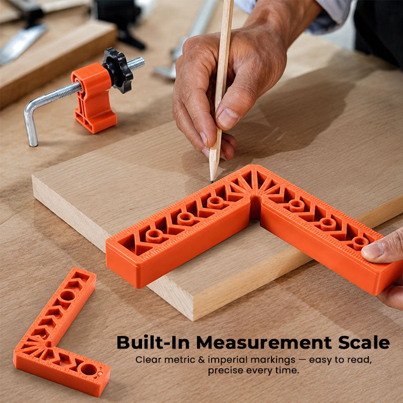 🔧90 Degree Corner Clamp & Positioning Square Set