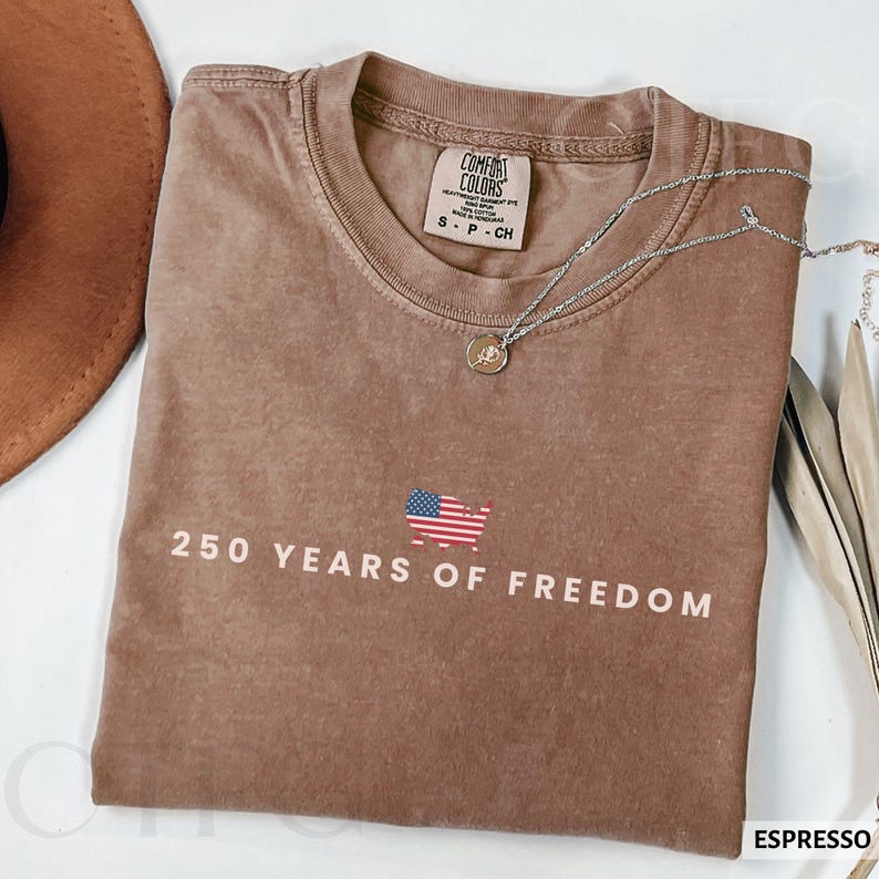 250 Years Of Freedom Shirt USA Anniversary Shirt Freedom Tee American 250 Merchandise 4th of July Shirt Youth-Adult XS-3XL