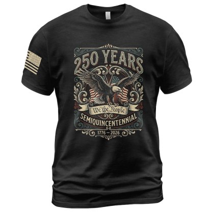 Retro 250th Anniversary of The United States Shirt, USA Independence Day T shirt, Semiquincentennial 1776 2026, American Flag Patriots Gifts