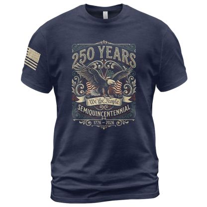 Retro 250th Anniversary of The United States Shirt, USA Independence Day T shirt, Semiquincentennial 1776 2026, American Flag Patriots Gifts